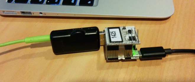 VoCore with USB sound adapter